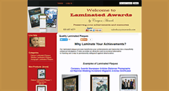 Desktop Screenshot of laminatedawards.com